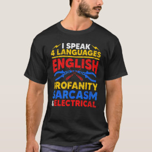 Elektrische Männer Frauen Elektroingenieur Spaß T-Shirt