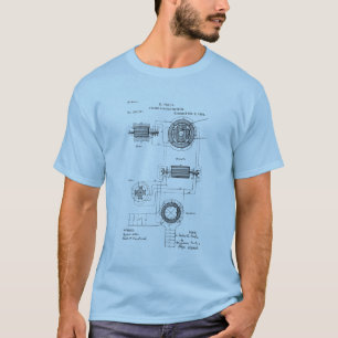 Elektrische Maschine #1 Tesla Dynamos T-Shirt