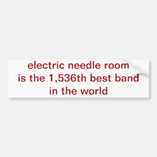 elektrische Nadel roomis das 1,536. beste Band in… Autoaufkleber