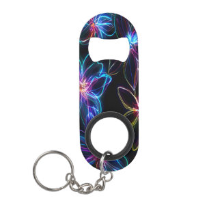 Elektrische Neon-Blume-Strahlung Mini Flaschenöffner