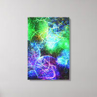 Elektrische Neon-Energie-Fraktal-Kunst