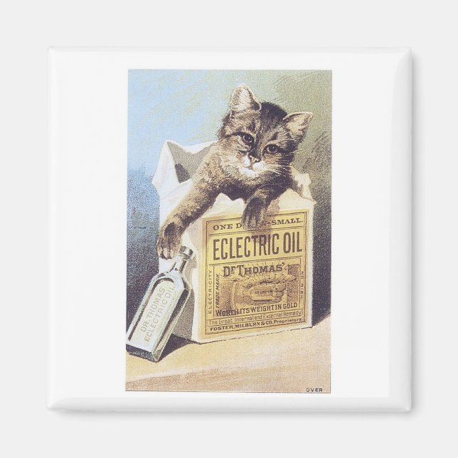 Elektrische Ölkatze Magnet (Vorne)