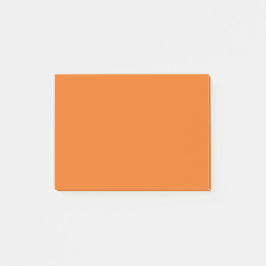 Elektrische Orangefarbene Festfarbe Post-it Klebezettel
