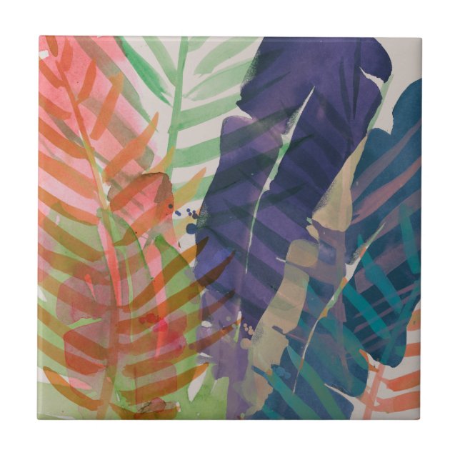 Elektrische Palmen Fliese (Vorderseite)