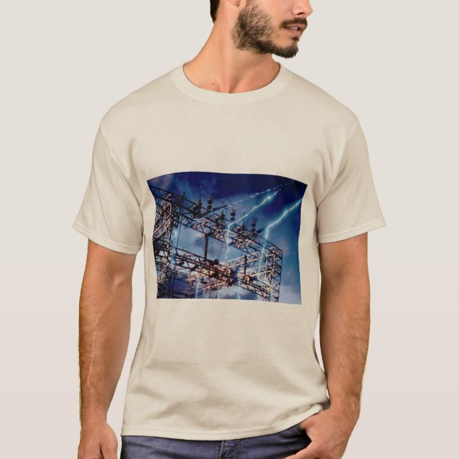 Elektrische Powernebenstelle T-Shirt (Vorderseite)