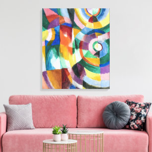 Elektrische Prismen Sonia Delaunay Leinwanddruck