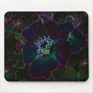 Elektrische Rosen Mousepad