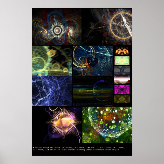 Elektrische Schafe und Milchfallen (Varia #9) Poster (Vorne)