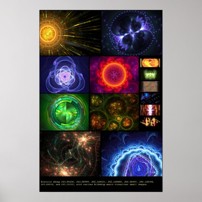 Elektrische Schafe und Milchfallen (Various #11) Poster (Vorne)