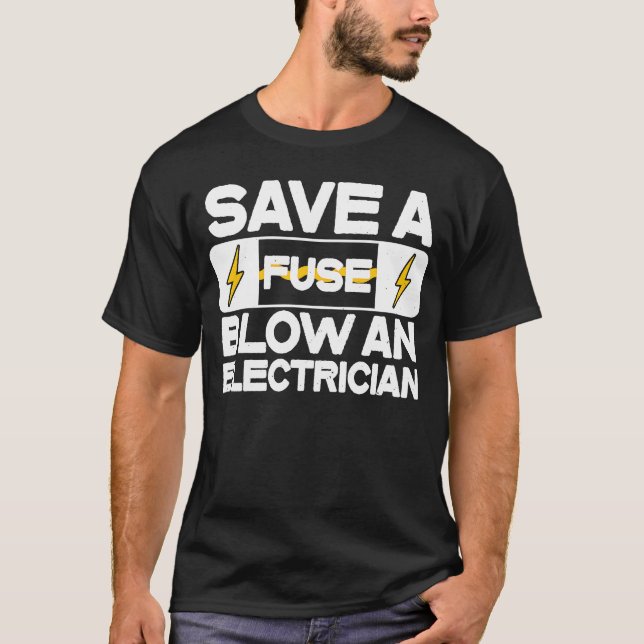 Elektrische Sicherung T-Shirt (Vorderseite)