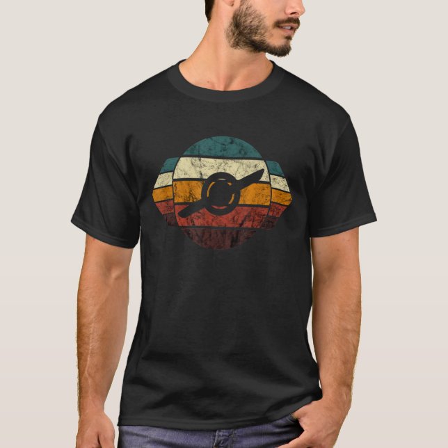 Elektrische Skateboard Float One Wheat Float Retro T-Shirt (Vorderseite)