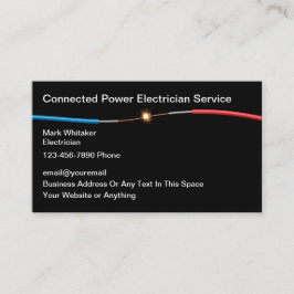 Elektrische Spark Wire Business Cards Visitenkarte