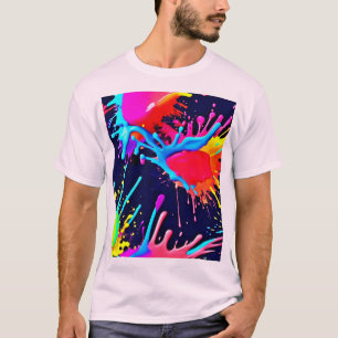 Elektrische Splash von Vivid Colors T-Shirt