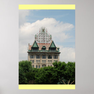 Elektrische Stadt im Aufstieg Poster