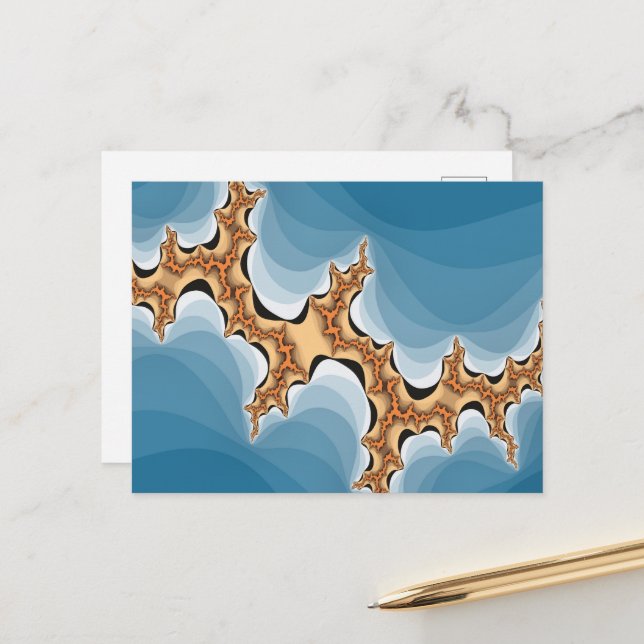 ELEKTRISCHE STORNE POSTKARTE (Vorderseite/Rückseite Beispiel)