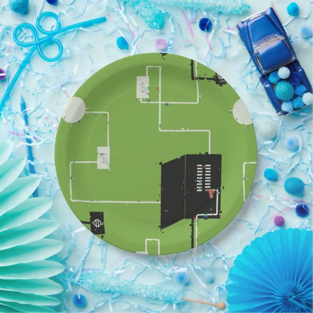 Elektrische Stromkreise Pappteller (Party)