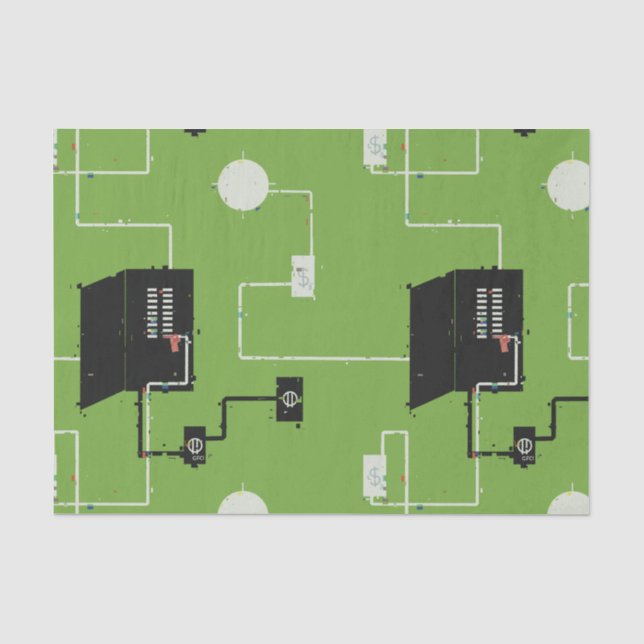 Elektrische Stromkreise Seidenpapier (Vorderseite)