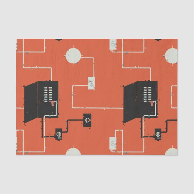 Elektrische Stromkreise Seidenpapier (Vorderseite)