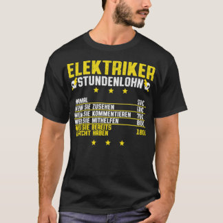 Elektrische Stundgebäck T-Shirt