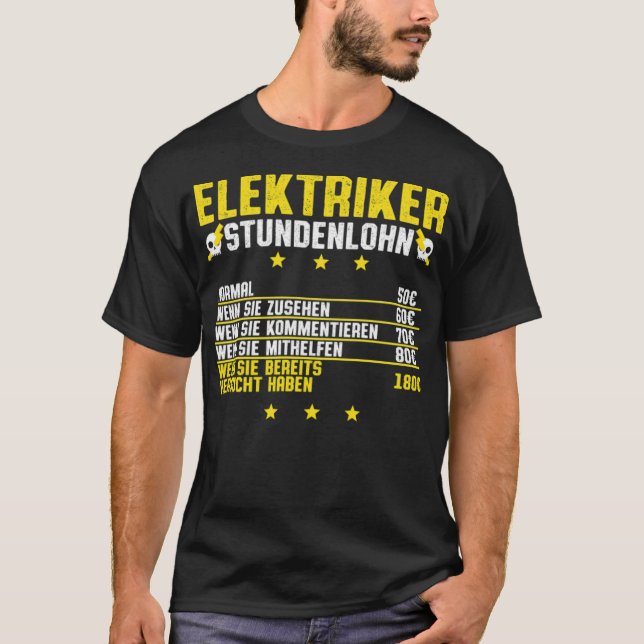 Elektrische Stundgebäck T-Shirt (Vorderseite)