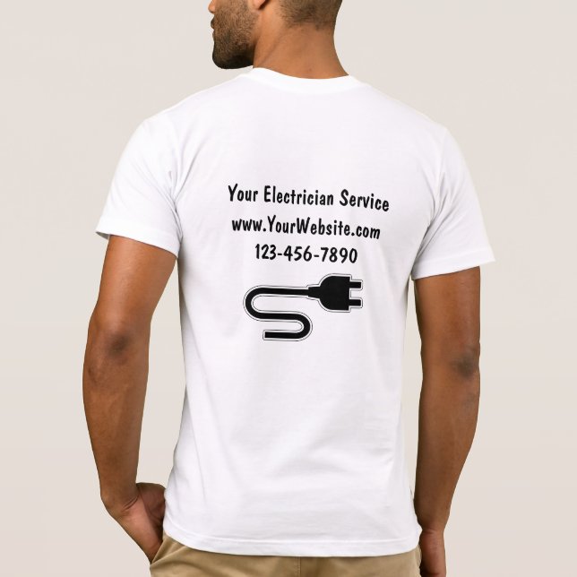 Elektrische T - Shirt (Rückseite)