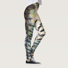 Elektrische Tigerhautdrucke Leggings