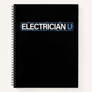 Elektrische U-Black-Notebook Notizbuch