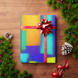 Elektrische Vibes Träume Stylische Vintage Abstrak Geschenkpapier