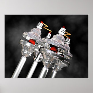 Elektrische Zellen Poster