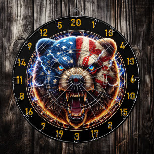 Elektrischer Bärengeist Dartscheibe