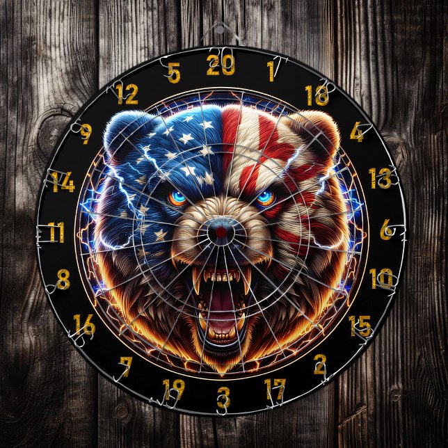 Elektrischer Bärengeist Dartscheibe (Von Creator hochgeladen)