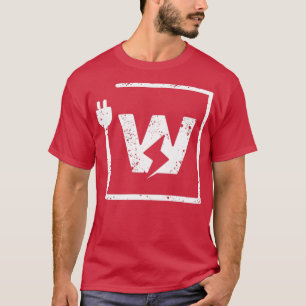 Elektrischer Brief W Elektrischer oder Elektromoto T-Shirt