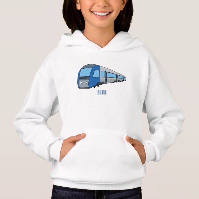 Elektrischer Cartoon zur Darstellung der Schürze v Hoodie (Vorderseite)