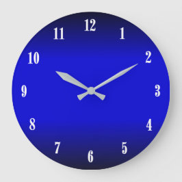 Elektrischer Cobalt blaue weiße Zahlen 2 Uhr