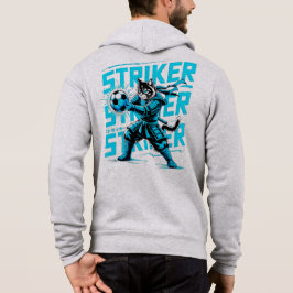 Elektrischer Cyber-Samurai-Katzen-Hoodie - Für Gam Hoodie