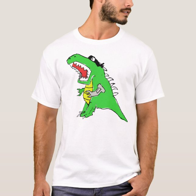 Elektrischer Dino T-Shirt (Vorderseite)