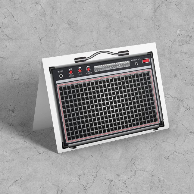Elektrischer Gitarrenverstärker Karte (Von Creator hochgeladen)