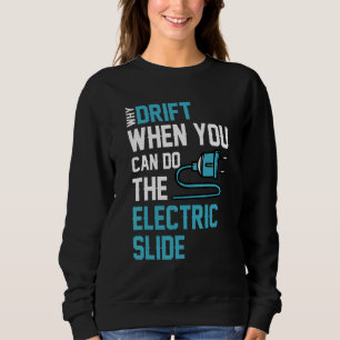 Elektrischer Gleitsportwagen Zukunftswagen Sweatshirt