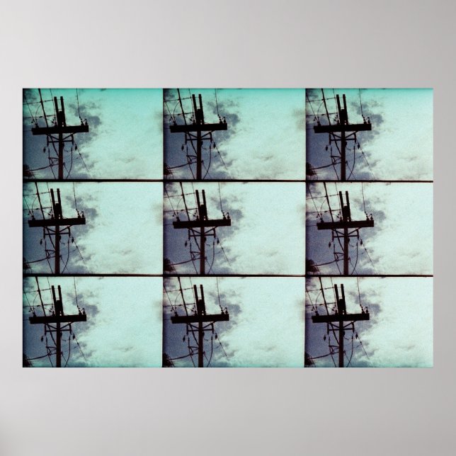 Elektrischer Gott Poster (Vorne)