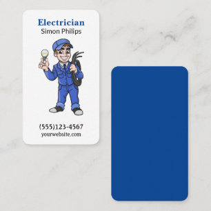 Elektrischer Handyman Visitenkarte