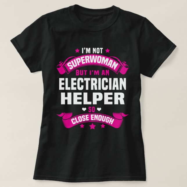 Elektrischer Helfer T-Shirt (Design vorne)