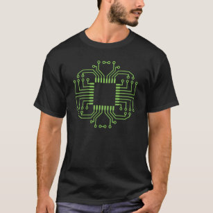Elektrischer Leiterplatte-Prozessor T-Shirt