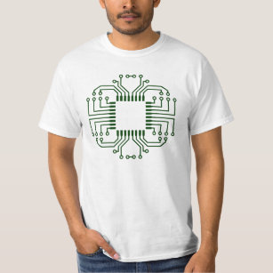 Elektrischer Leiterplatte-Prozessor T-Shirt