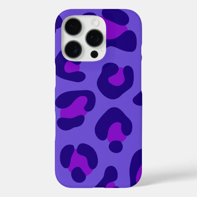 "Elektrischer Lila Leopard" Case-Mate iPhone Hülle (Rückseite)