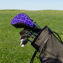 "Elektrischer Lila Leopard" Golf Headcover