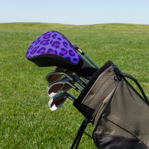 "Elektrischer Lila Leopard" Golf Headcover