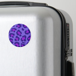 "Elektrischer Lila Leopard" Magnet