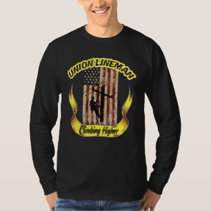 Elektrischer Lineman Kabel Stuff Electric Pole Cl T-Shirt