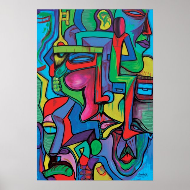 Elektrischer Nektar Poster (Vorne)