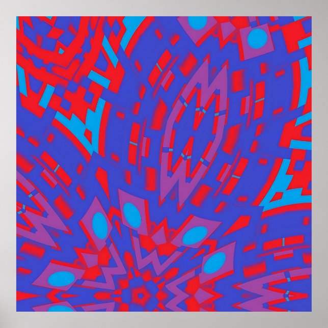 Elektrischer Oktopus - Ken Gage Art Poster (Vorne)